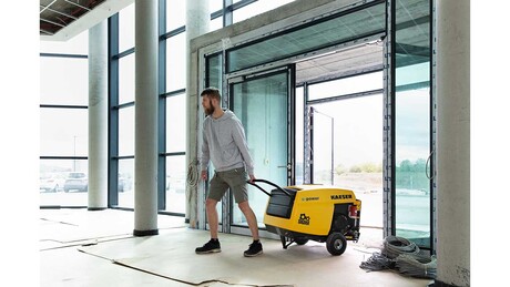 Kaeser Mobilair M13E Baustelle