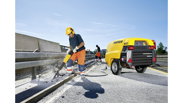 Mobilair M27 bouwplaats