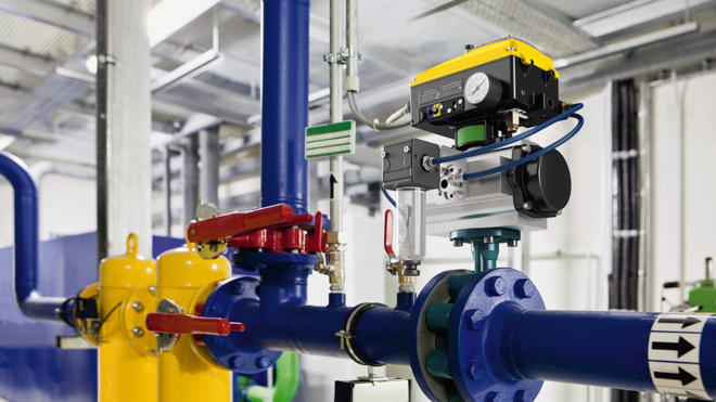 DHS 4.0 geïntegreerd in een persluchtstation.