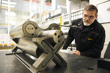 Meting van een Omega draaizuiger in Gera