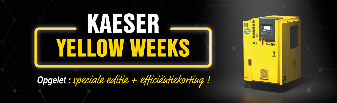 KAESER YELLOW WEEKS: Special Edition met efficiëntiekorting aanschaffen!