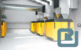 Warmterecuperatie voor het gebruik van afvoerwarmte en aansluiting op een afvoerluchtkanaalsysteem