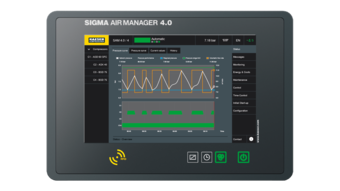 Bovenliggende sturing SIGMA AIR MANAGER 4.0 van KAESER KOMPRESSOREN.