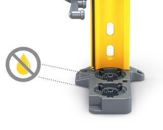 Les bouchons fournis apportent une sécurité supplémentaire.