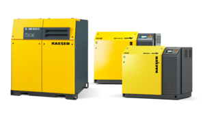 Groupe de surpresseurs à pistons rotatifs de Kaeser Compresseurs.