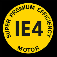 Logo du moteur IE4 Super Premium Efficiency