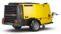 Compresseur mobile Kaeser M125 pour le B.T.P.