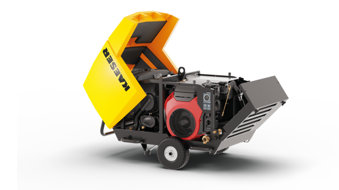 Mobilair M17 entièrement ouvrable pour faciliter l'accès pour l’entretien.