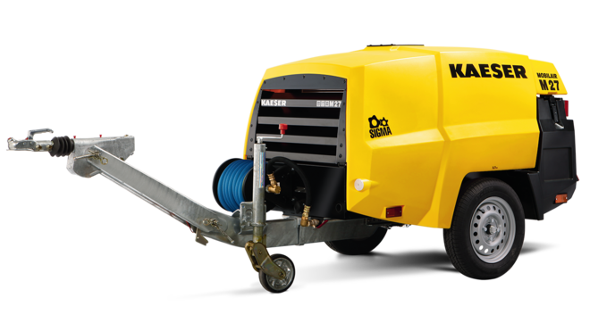 M27 – Compresseur mobile pour le B.T.P.