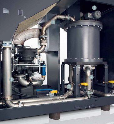 Schéma de montage du sécheur rotatif i.HOC