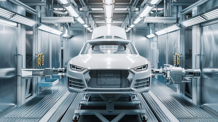 La carrosserie a été nettoyée avec de l’eau chaude produite avec la récupération de calories.